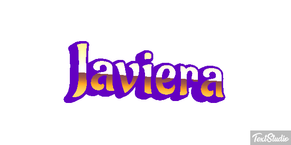 Javiera Effet de texte