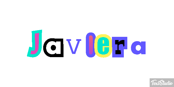 Javiera Effet de texte