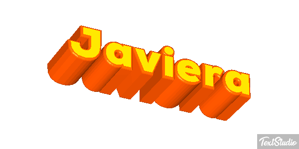 Javiera Effet de texte