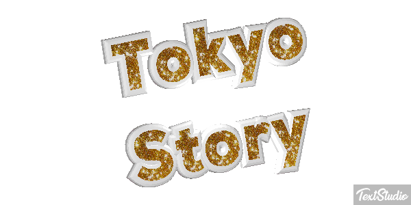 Tokyo Story Efeito do texto