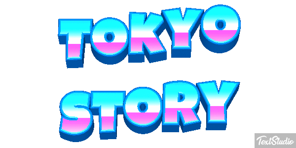 Tokyo Story Efeito do texto
