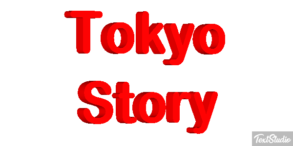 Tokyo Story Efeito do texto