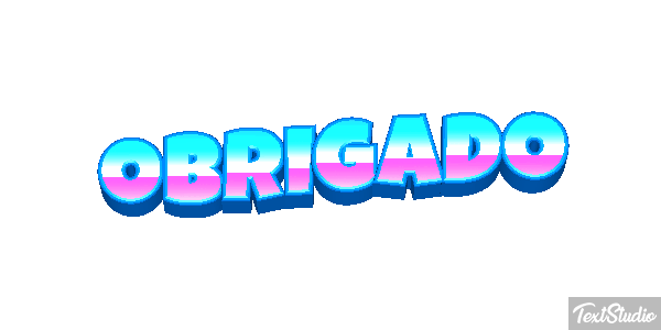 Obrigado Efeito do texto