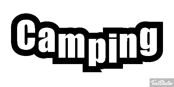 Camping Effetto testo