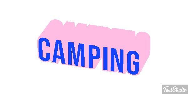 Camping Effetto testo