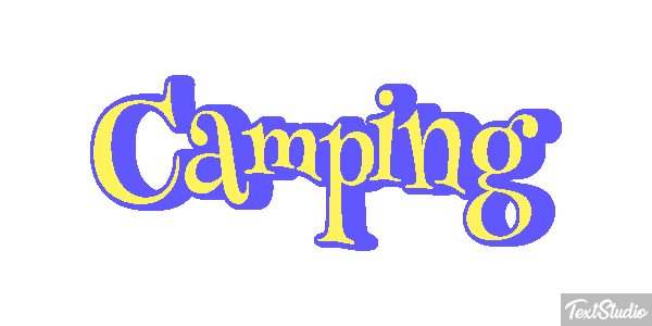 Camping Effetto testo