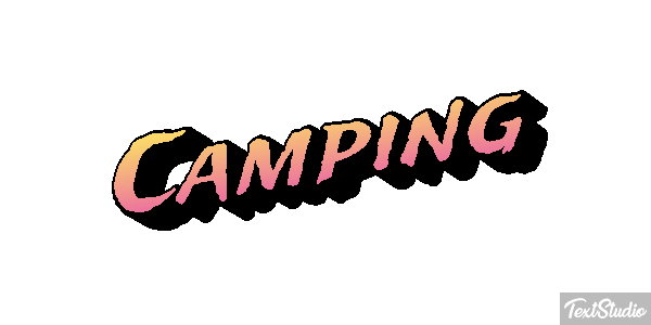 Camping Effetto testo