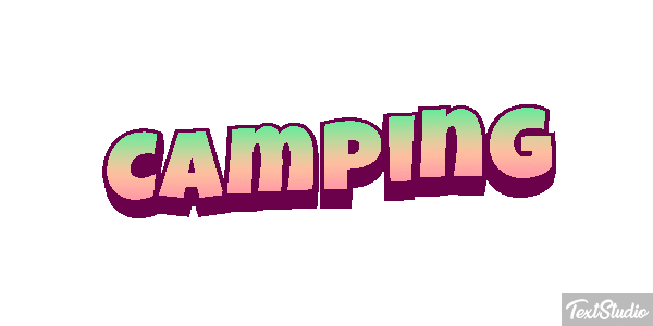 Camping Effetto testo