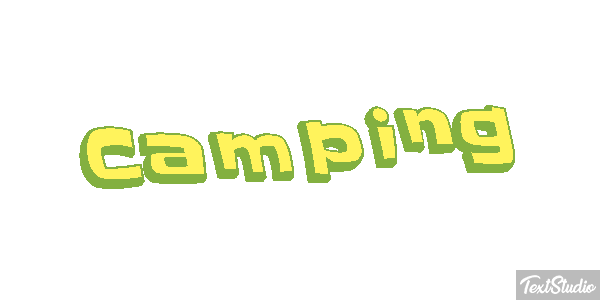Camping Effetto testo