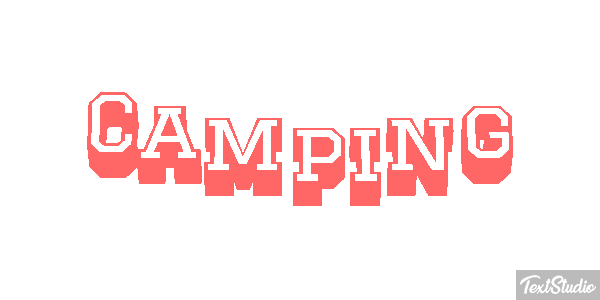 Camping Effetto testo