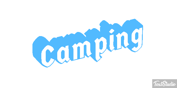 Camping Effetto testo