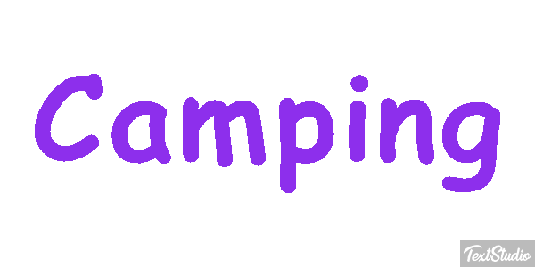 Camping Effetto testo