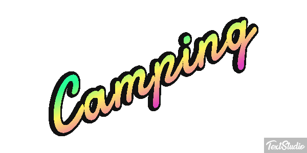 Camping Effetto testo