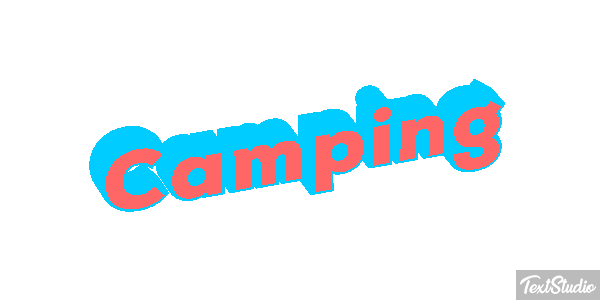 Camping Effetto testo