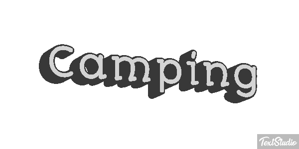 Camping Effetto testo