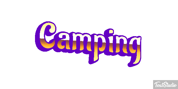 Camping Effetto testo