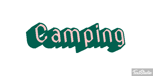 Camping Effetto testo