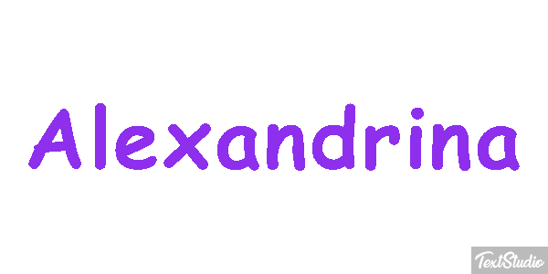 Alexandrina Efeito do texto