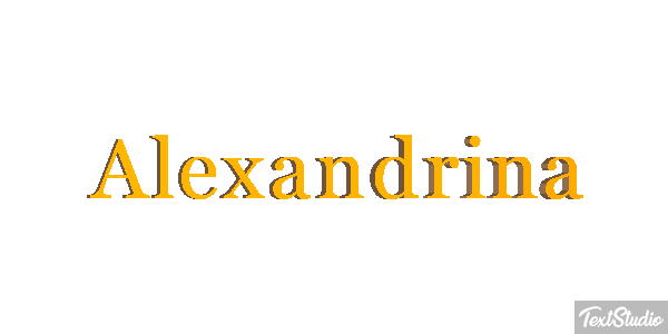 Alexandrina Efeito do texto