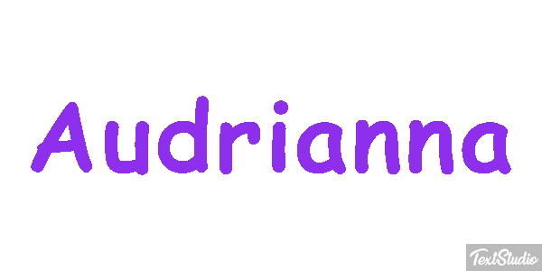 Audrianna Effetto testo