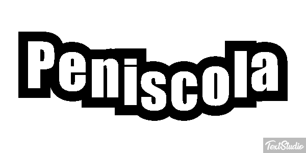 Peniscola Efekt tekstowy