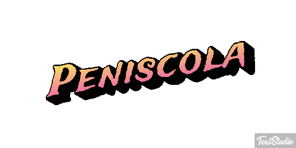 Peniscola Efekt tekstowy