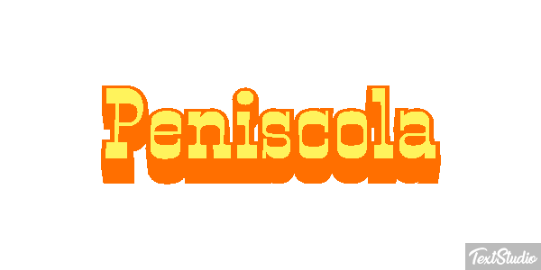 Peniscola Efekt tekstowy