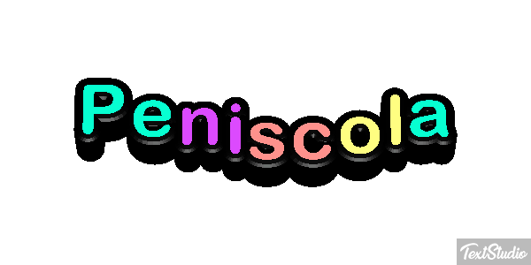 Peniscola Efekt tekstowy
