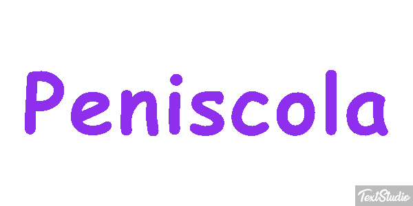 Peniscola Efekt tekstowy