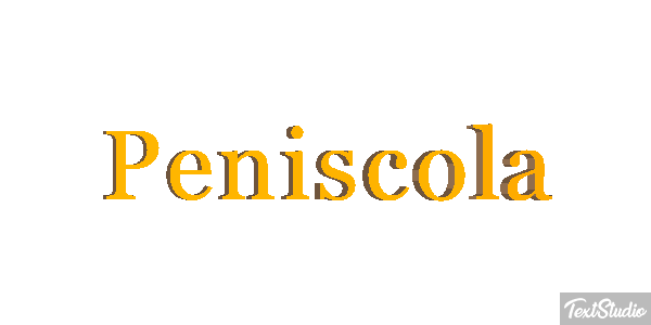 Peniscola Efekt tekstowy