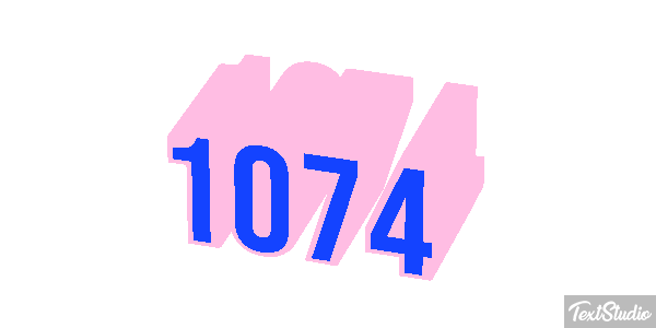 1074 Text effect