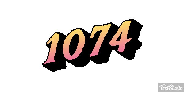 1074 Text effect