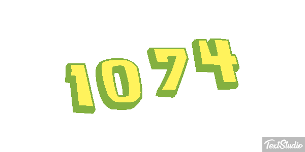 1074 Text effect