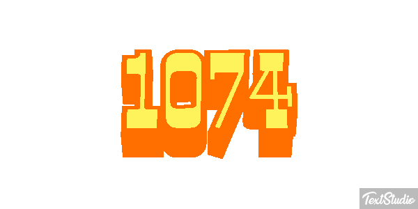 1074 Text effect