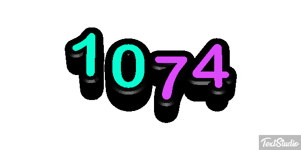1074 Text effect