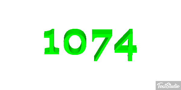1074 Text effect