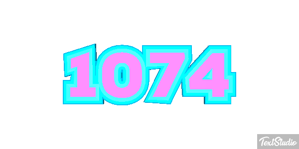 1074 Text effect