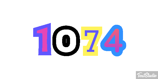 1074 Text effect