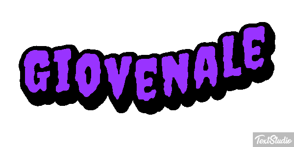 Giovenale Text effect
