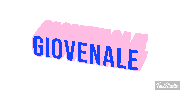 Giovenale Text effect