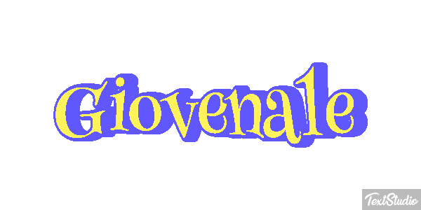 Giovenale Text effect