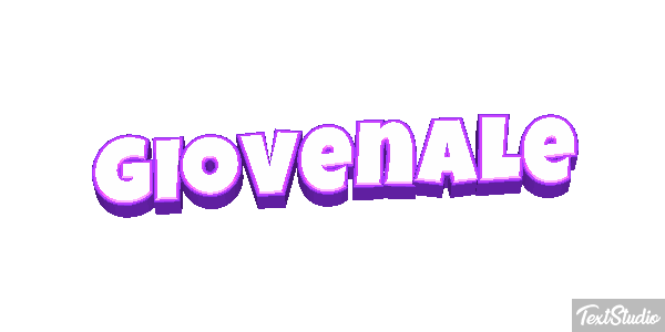 Giovenale Text effect
