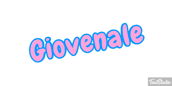 Giovenale Text effect