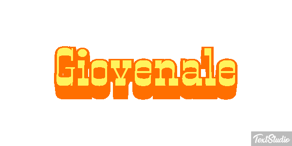 Giovenale Text effect