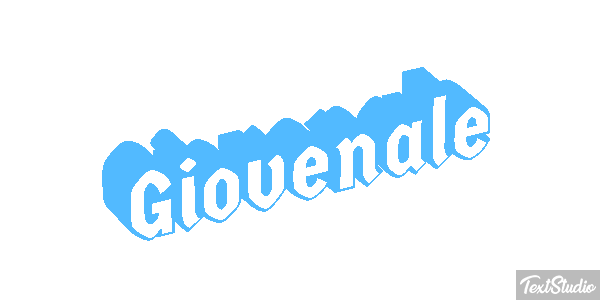 Giovenale Text effect