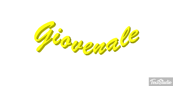 Giovenale Text effect