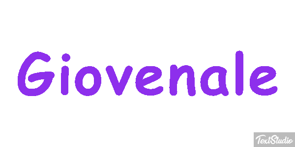 Giovenale Text effect