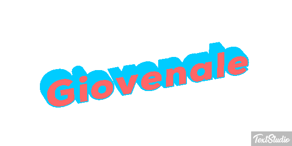 Giovenale Text effect