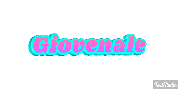 Giovenale Text effect