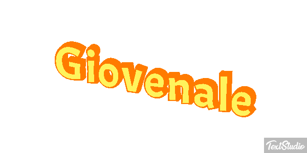Giovenale Text effect